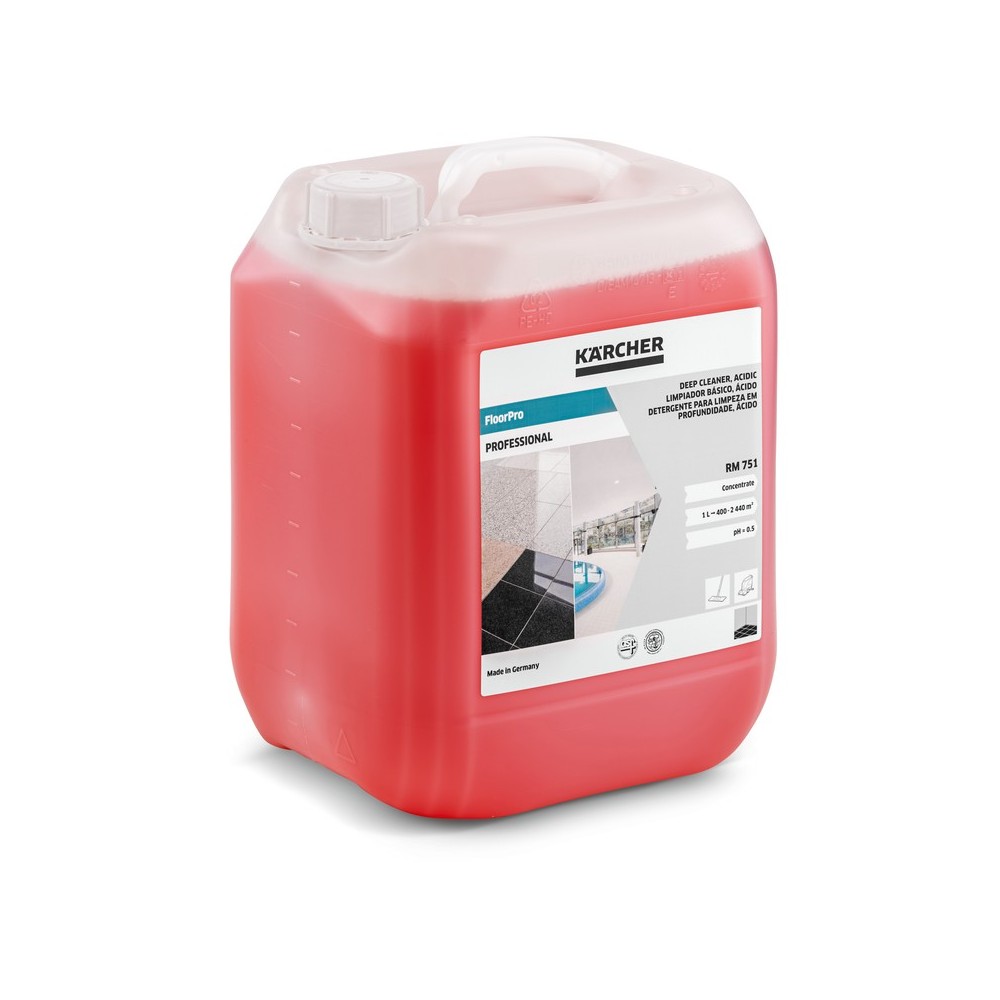 Karcher - Detergent acid pentru curatarea in profunzime a podelei RM 751 ASF, 10L
