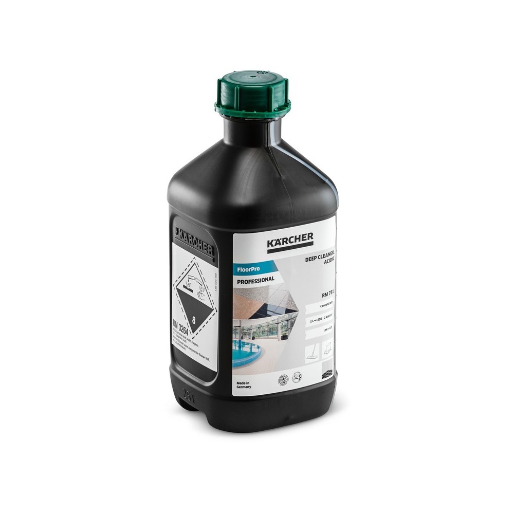 Karcher - Detergent acid pentru curatarea in profunzime a podelei RM 751 ASF, 2.5L