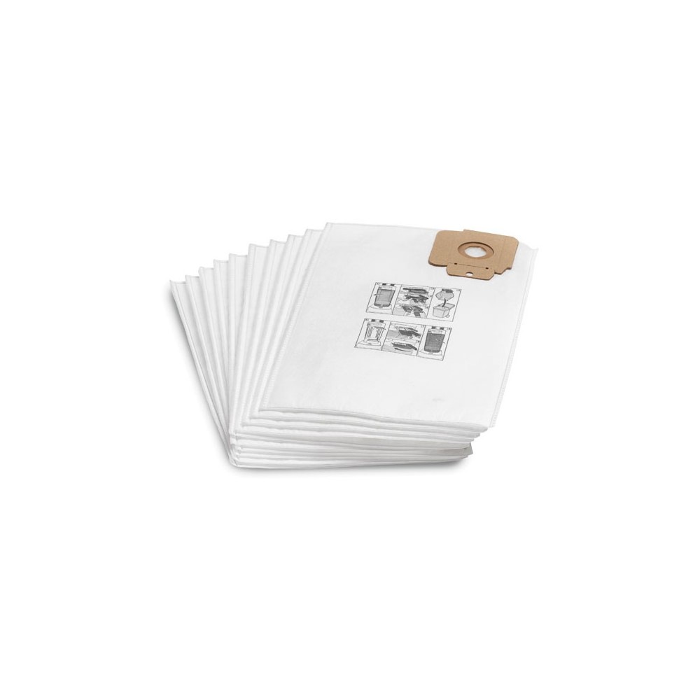 Karcher - Set 10 saci filtrare din hartie pentru aspiratoare CV